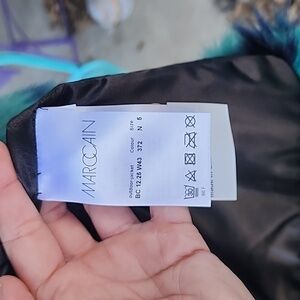 Marc Cain Collections Short Faux Fur Coat In White VC 12.10 W65 COL 100